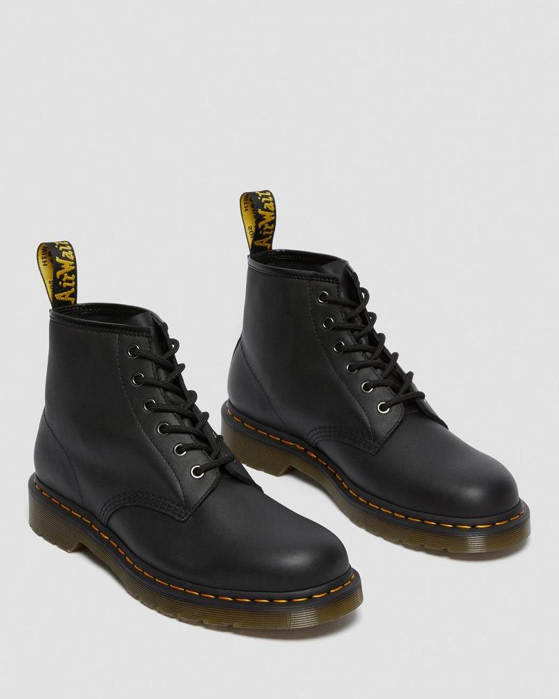 Dr Martens 101 Leren Enkellaars Dames Zwart | NL 99KOR